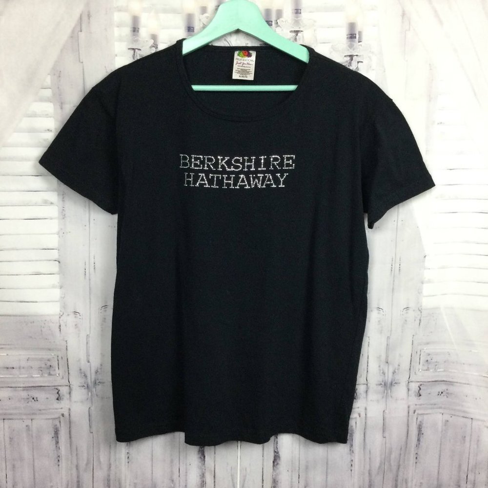 Berkshire Hathaway Diamond Studded Black Tshirt XL